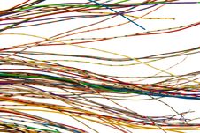 Lots Of Colored Wires Stock Photo Lots Of Colored Wires Stock Photo