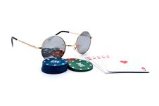 Chips Of Poker And Playing Cards Royalty Free Stock Photo Chips Of Poker And Playing Cards Royalty Free Stock Photo