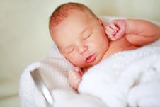 Adorable Newborn Baby Royalty Free Stock Image