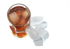 Whiskey With Ice Royalty Free Stock Image