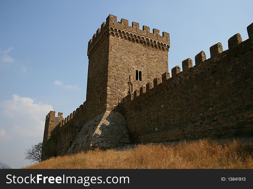 Soldaia Fortress at Sudak, Crimea, Ukraine