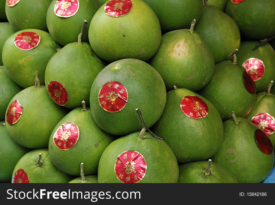 Green Pomelo Fruits