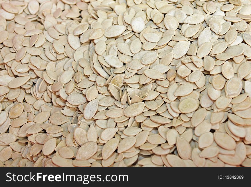 Melon seeds sell in the market. Melon seeds sell in the market