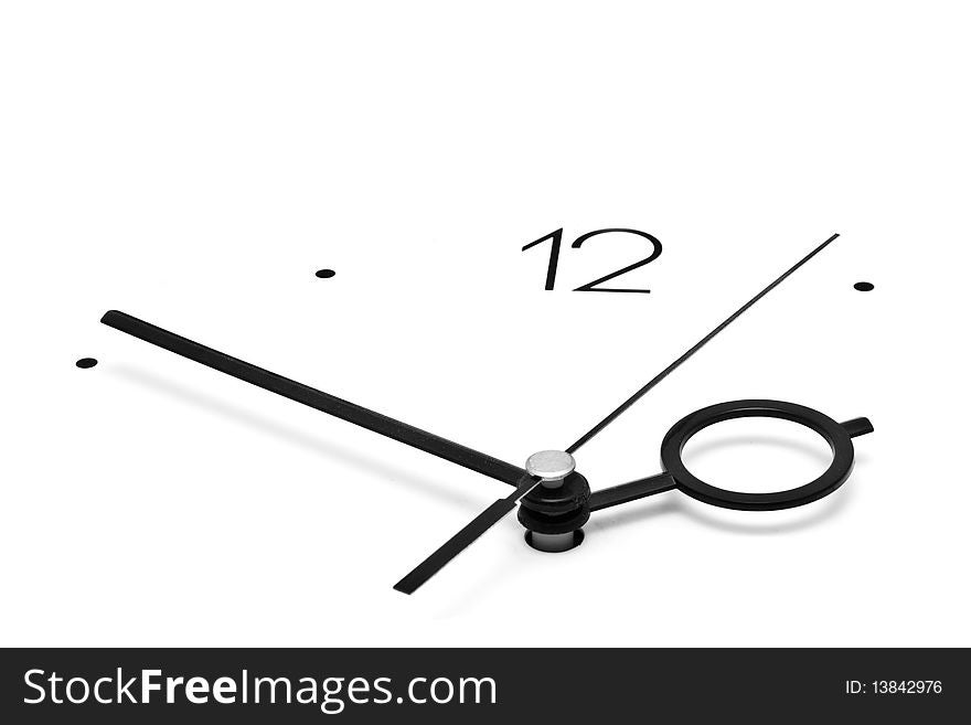 Clock on a white background for your illustrations