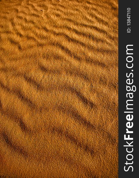 Sand detail structure of Sahara desert. Sand detail structure of Sahara desert