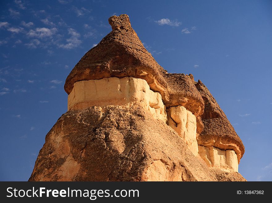 Pillars of the Valley near Goreme in Cappadocia, Turkey. Pillars of the Valley near Goreme in Cappadocia, Turkey.