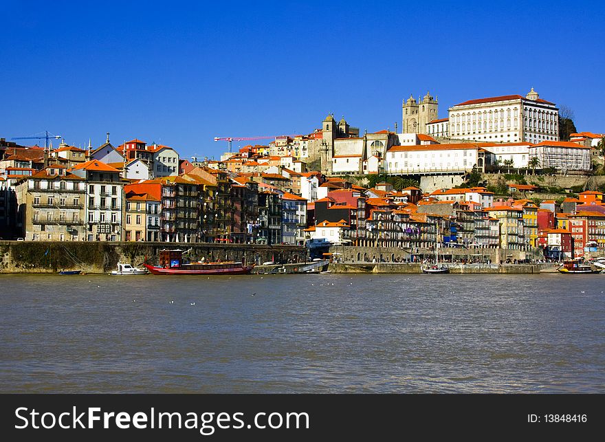 View of Oporto city, north of Portugal - Europe