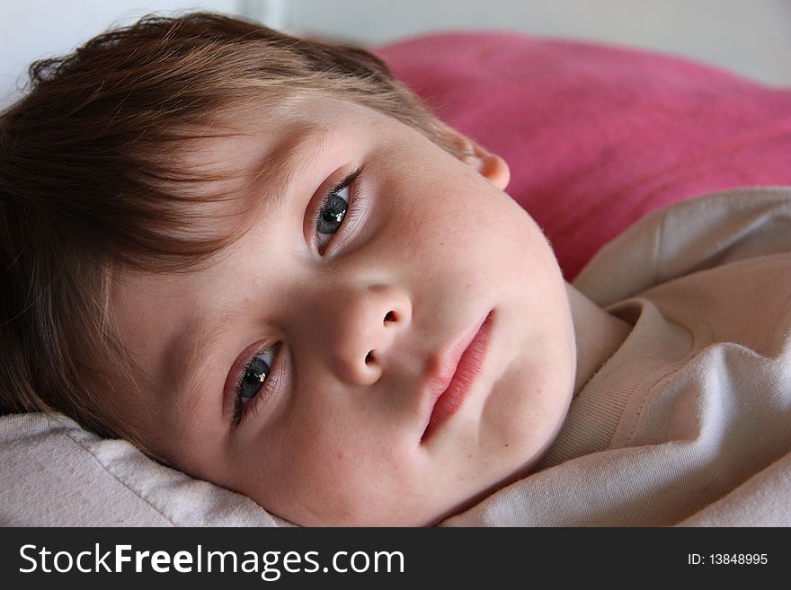 Boy Resting