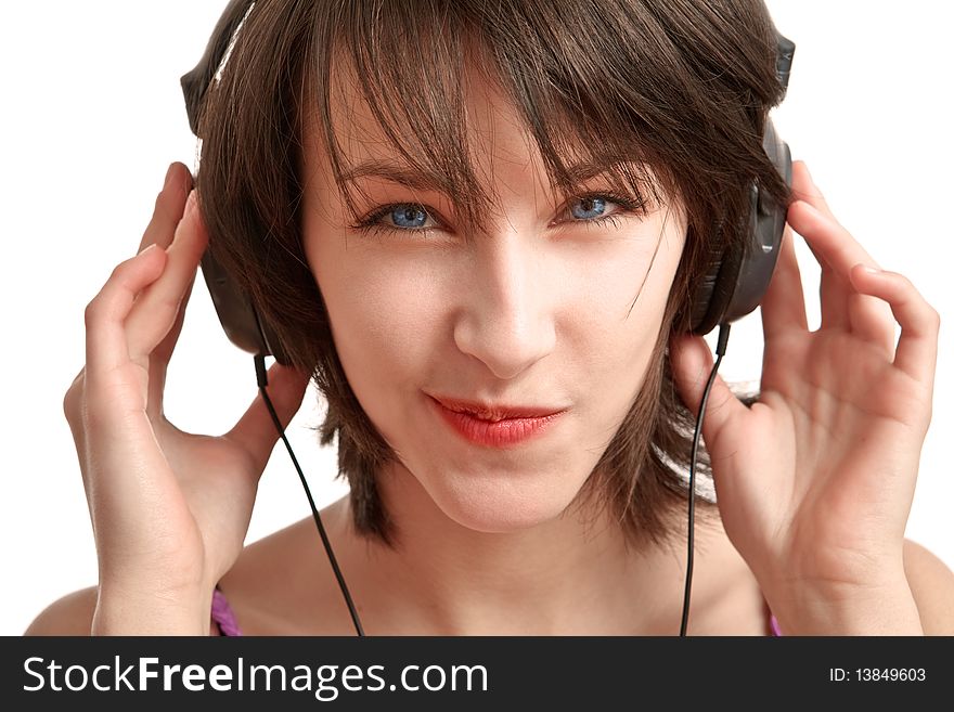 Girl With Headphones