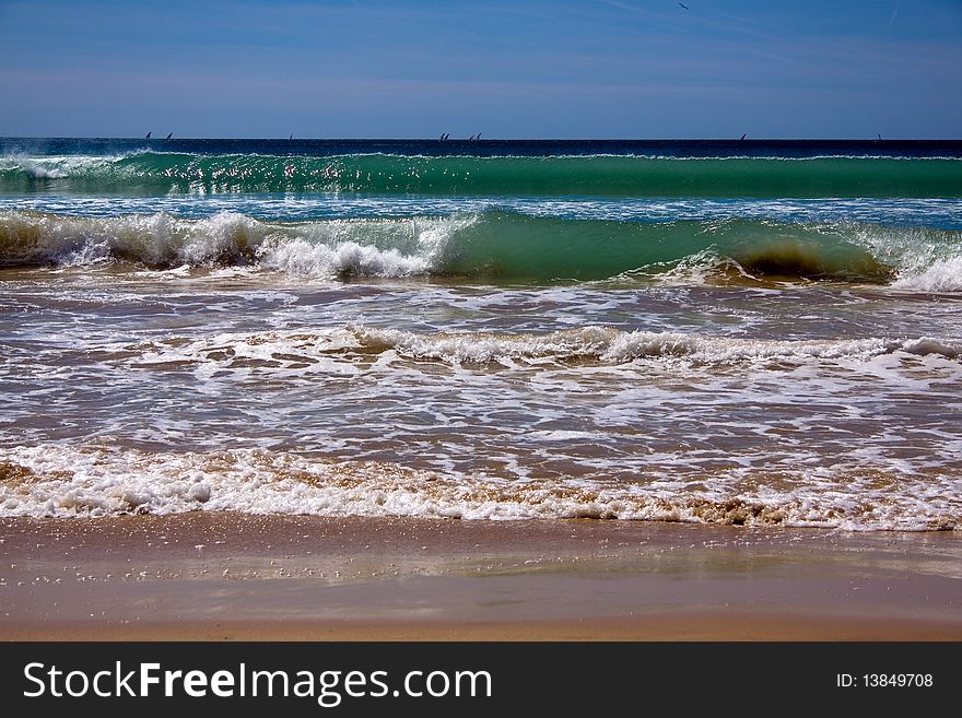 Praia da rocha beach,portugal-algarve.