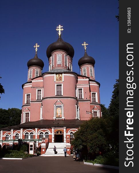 Donskoi Monastery in Moscow, Russia