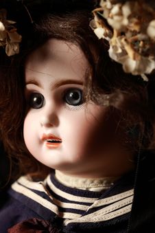 Portrait Of A Doll Royalty Free Stock Image