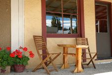Outdoor Cafe Setting. Stock Photography Outdoor Cafe Setting. Stock Photography