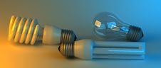 Light Bulbs Stock Images