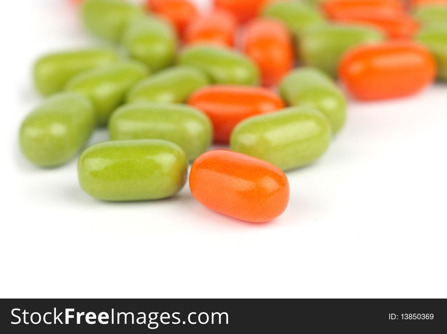 Candy isolated on a white background