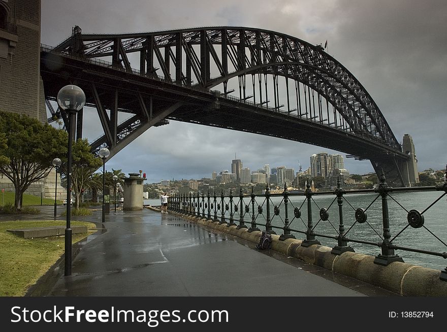 Sydney Harbour Bridge, Australia early in the morning