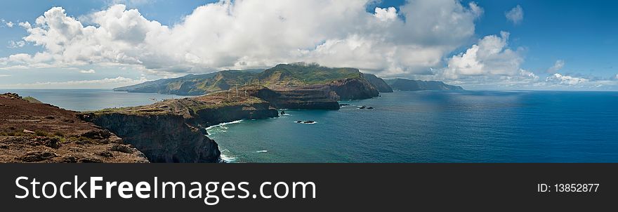 Scenery at Sao Lourenco,the most eastern part of Madeira
