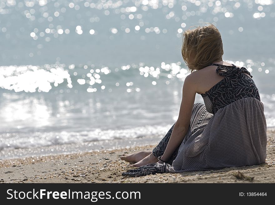 The girl and the sea