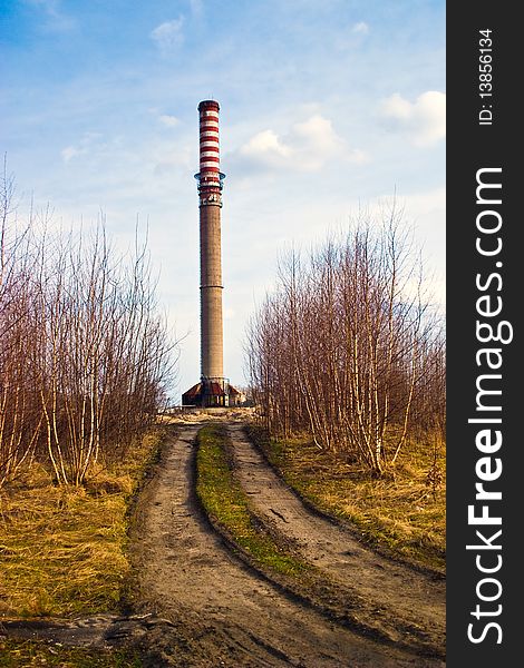 Ruins of a very heavily polluted industrial site, 1890's the place was known as one of the most polluted towns in Europe. Ruins of a very heavily polluted industrial site, 1890's the place was known as one of the most polluted towns in Europe.