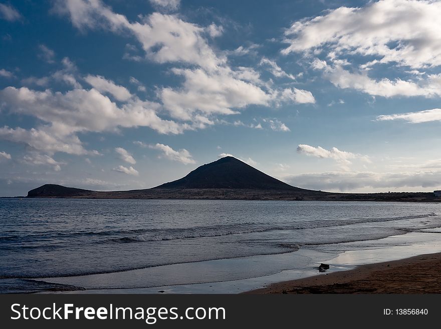 Tenerife volcano in the mid of spring