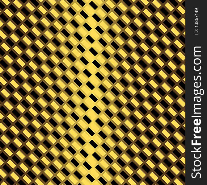 Golden and black diagonal seamless pattern