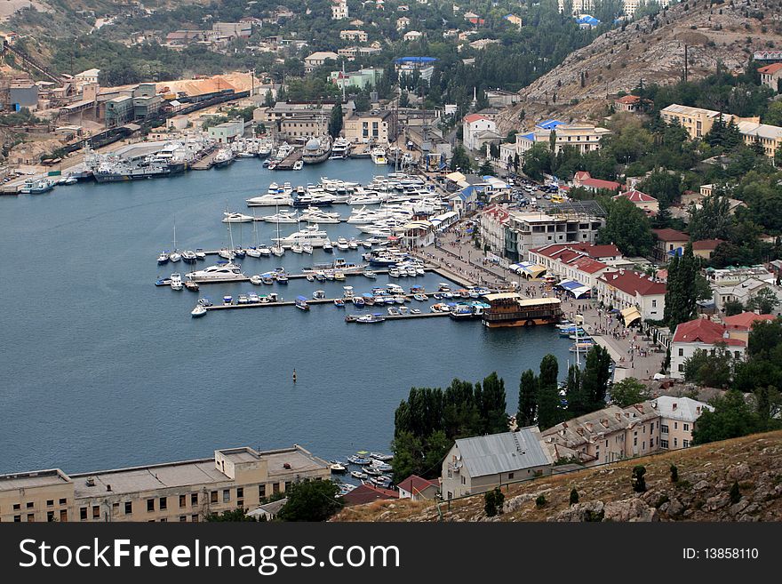 A picture of Balaklava Harbour, Crimea