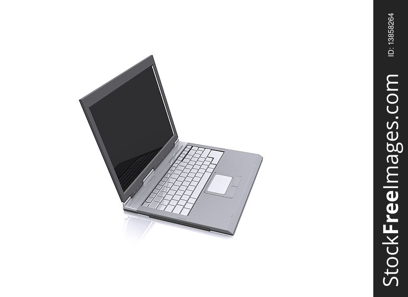 Aluminium Laptop with desktop