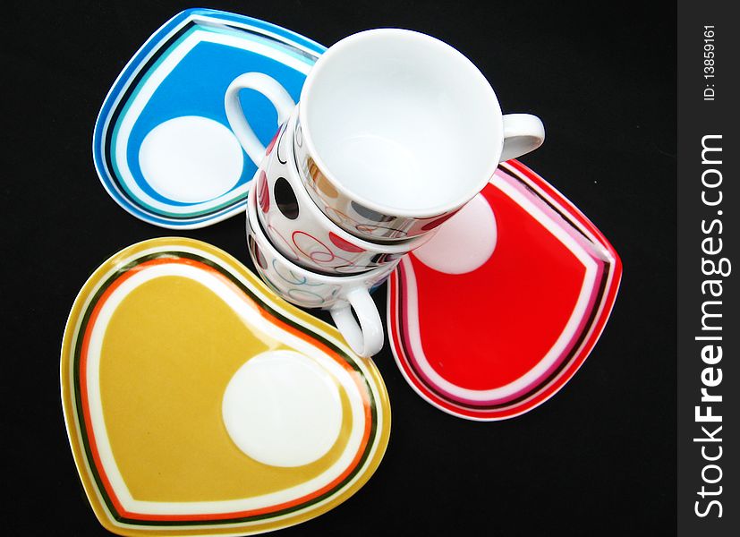 Designer Cups and Saucers