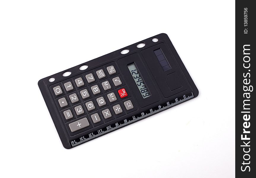 Calculator used in the home, office  and schools.