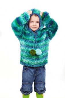 Little Girl In Fur Coat 2 Royalty Free Stock Photo Little Girl In Fur Coat 2 Royalty Free Stock Photo