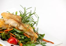 Fillet Of White Fish And Vegetables Stock Image Fillet Of White Fish And Vegetables Stock Image