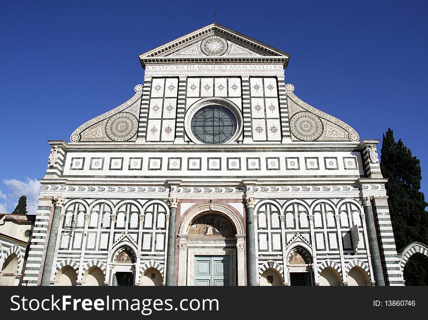 Basilica of Santa Maria Novella - famous landmark of Florence, Italy