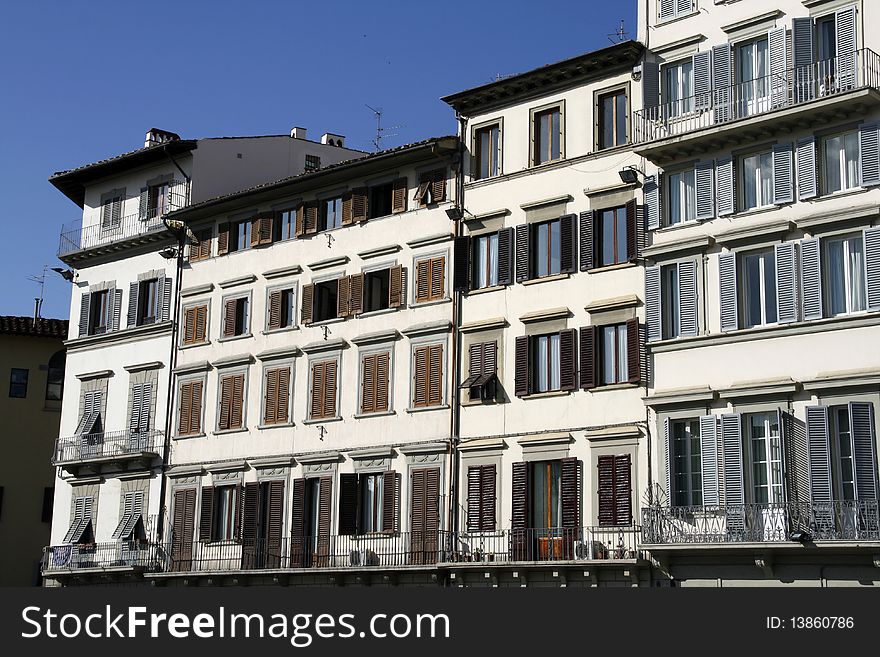 Mediterranean architecture of Florence, Tuscany, Italy