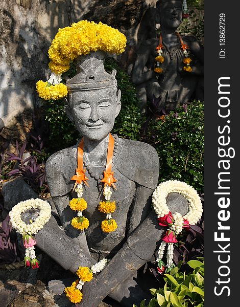 à¹‡à¸³Hermit statue in Wat Pho, Thailand