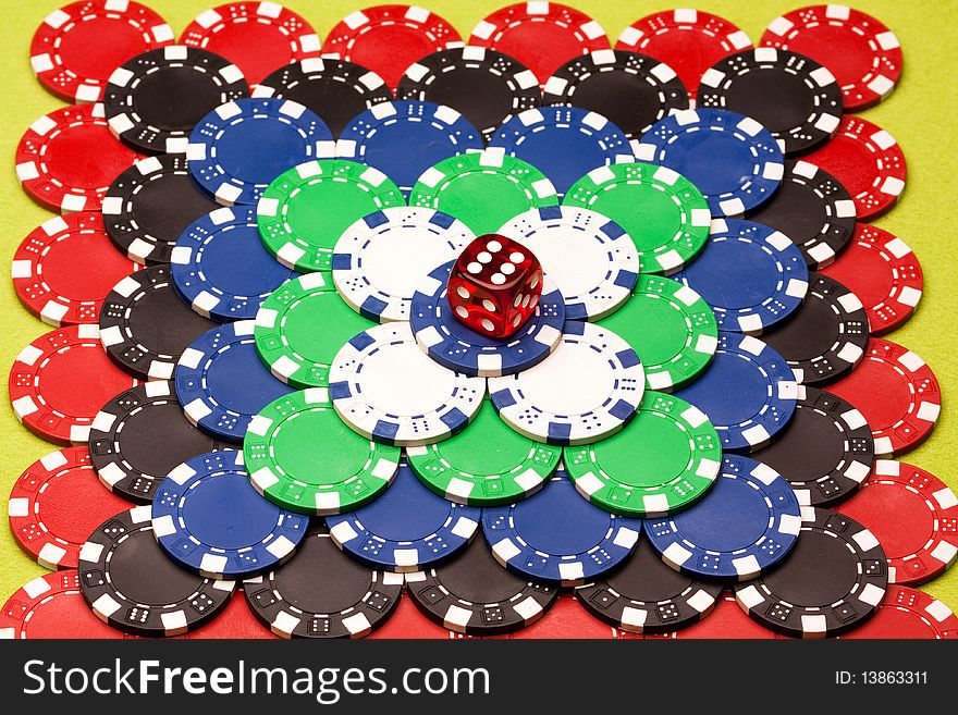 Casino Chips background