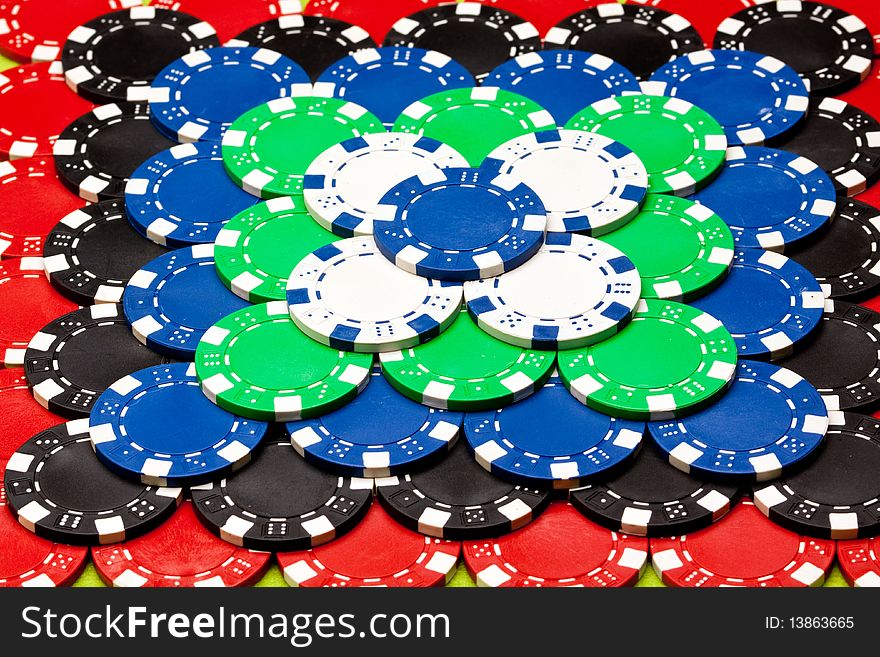 Casino Chips background