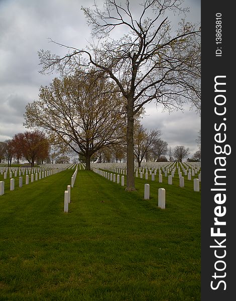 Military cementery in Saint Louis Missoury. Military cementery in Saint Louis Missoury