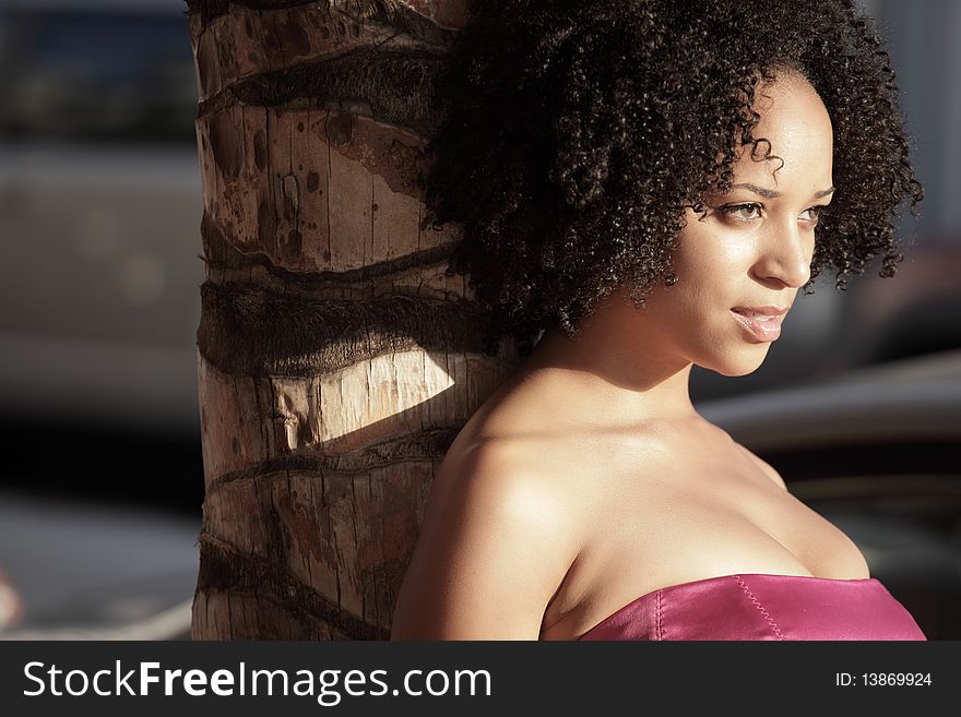 Headshot of a beautiful woman