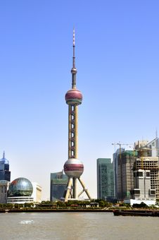 Shanghai City View And Landmark Stock Photography