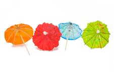 Cocktail Umbrellas Royalty Free Stock Photography