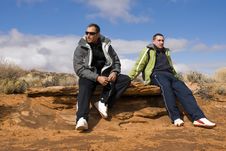 Resting In The Desert Royalty Free Stock Images Resting In The Desert Royalty Free Stock Images