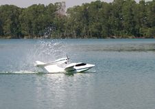 Seaplane Splash-in Royalty Free Stock Photos Seaplane Splash-in Royalty Free Stock Photos