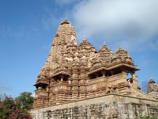 Temple At Khajuraho Royalty Free Stock Images Temple At Khajuraho Royalty Free Stock Images