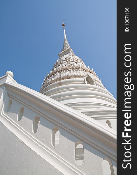 White Pagoda Stair, Petchburi Thailand