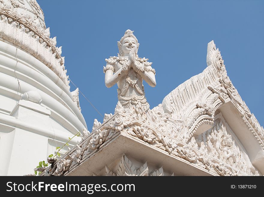 White Angel in Place, Petchburi Thailand