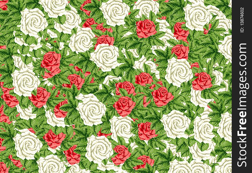 Beautiful floral ornament pattern, illustration. Beautiful floral ornament pattern, illustration