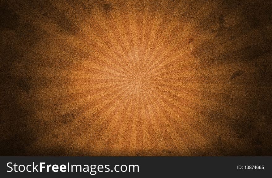 Orange grungy abstract background