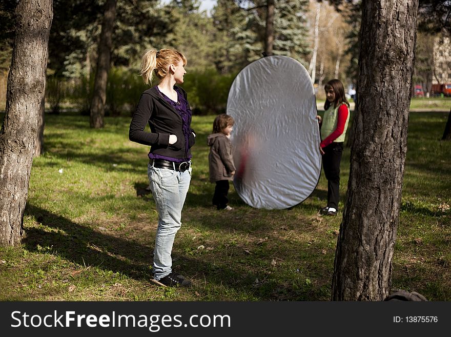 Young Woman Posing