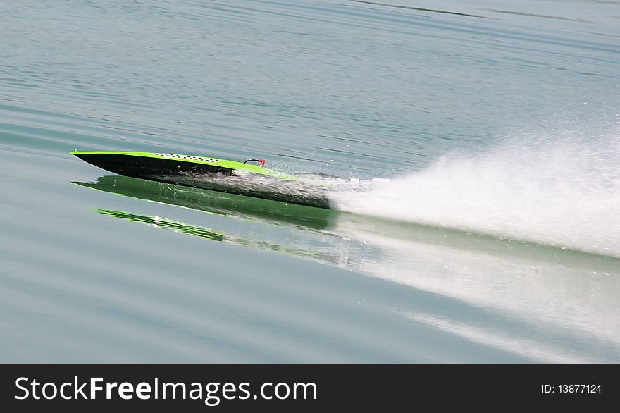 High-Speed RC Speedboat