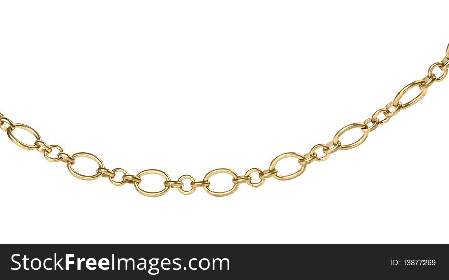 Chain on a white background